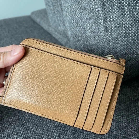 Kate Spade Tan Leather Card Holder - Picture 3 of 10